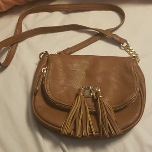 Brown crossbody purse
